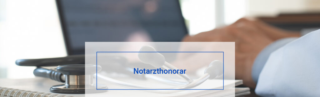 Doctor working on laptop computer